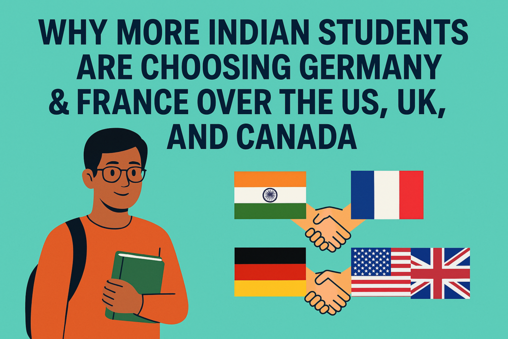 Why more Indian students are choosing Germany & France over the US, UK, and Canada